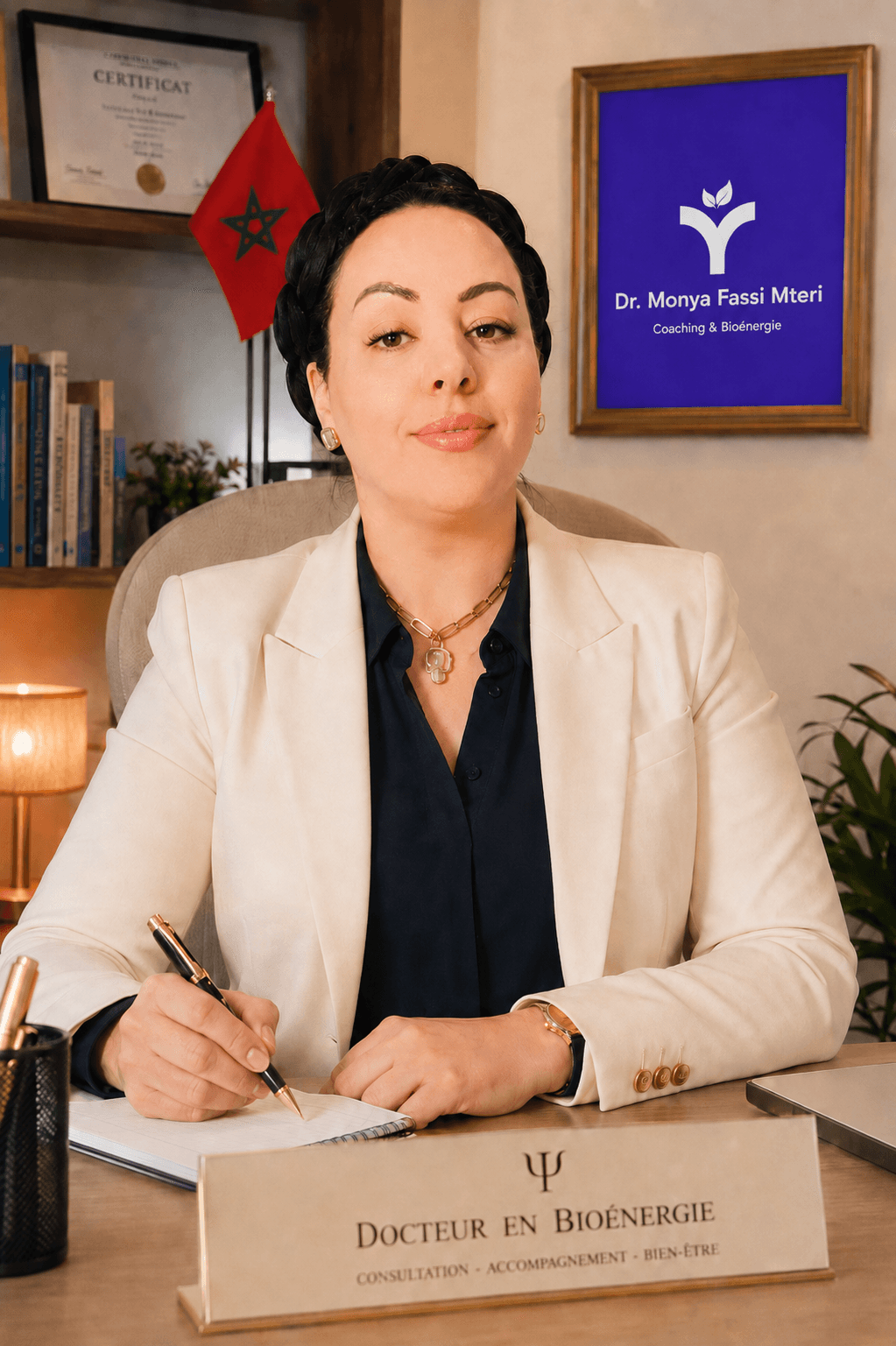 Dr. Monya Fassi Mteri, Docteur en Bioénergie